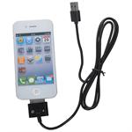 Orange® 2 in 1 USB Cable til iPhone iPad and iPod (Sort)